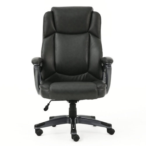 Кресло руководителя Brabix Premium Favorite EX-577 кожа, серое 531935 фото 2
